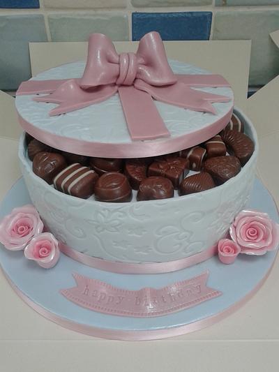 cake or chocolates?? both!! - Cake by lucysyummycakes