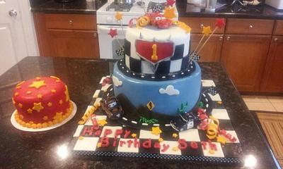 Grandson's 1st birthday cake - Cake by Kat
