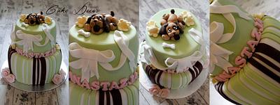 Puppy fondant cake - Cake by Kalina