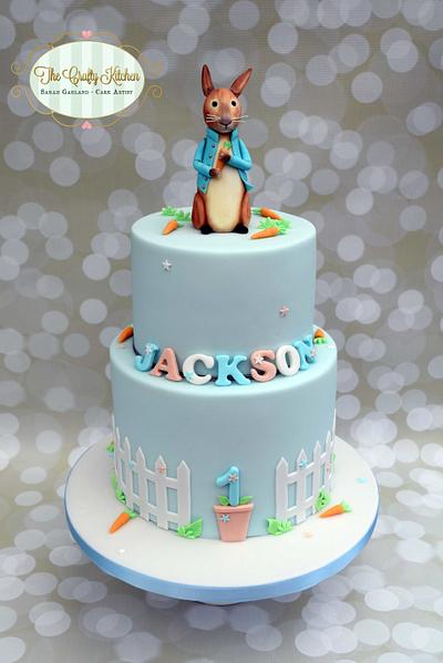 Peter Rabbit 1st Birthday cake - Cake by The Crafty Kitchen - Sarah Garland