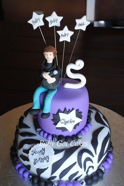 Justin Bieber Mini Tier - Cake by Baby Got Cakes
