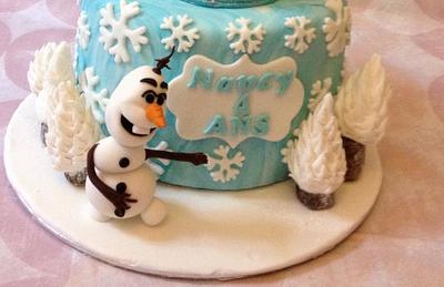 Elsa, Frozen again - Cake by lafeedesgatos