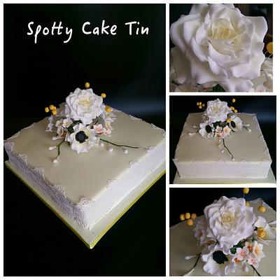 60th birthday cake  - Cake by Shell at Spotty Cake Tin