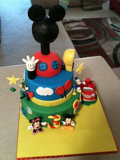 Mickey Mouse Clubhouse Cake - Cake by Cecilia Gonzalez