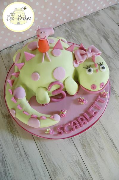 Dino Cake - Cake by B's Bakes 