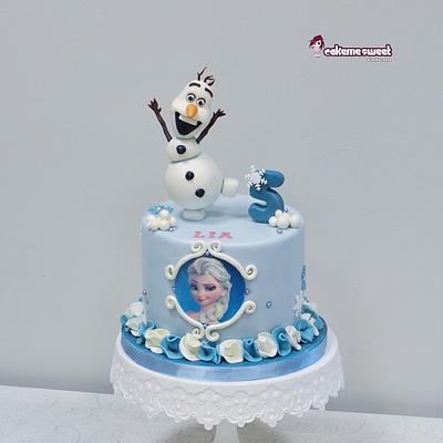 Olaf Frozen cake - Cake by Naike Lanza