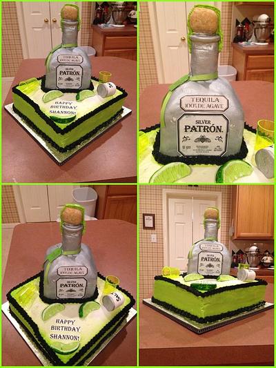 Patron tequila cake - Cake by Beverly Coleman 