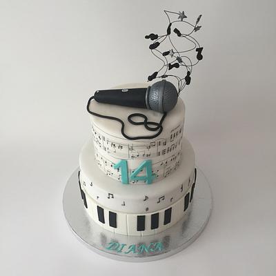 Music cake - Cake by Monica Liguori