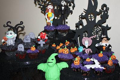 Nightmare Before Christmas Cupcakes - Cake by Lory Aucelluzzo