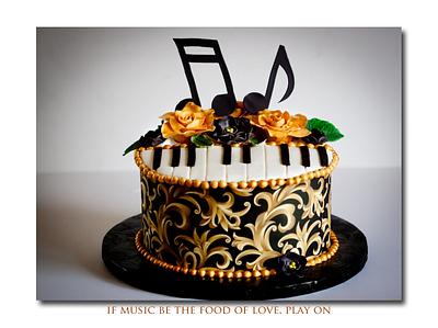 Music Tribute - Cake by Jan Dunlevy 