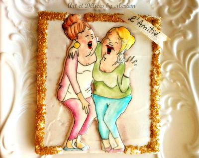 FOU RIRE-Best Friend's Day collaboration - Cake by artetdelicesbym