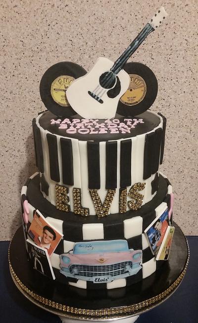 Elvis 40th Birthday Cake - Cake by Tracy's Custom Cakery LLC