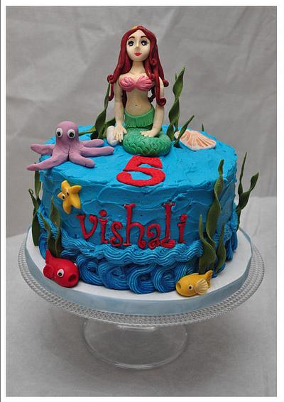 Mermaid Cake - Cake by Spring Bloom Cakes