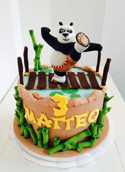 Kung Fu Panda - Cake by Bella's Bakery