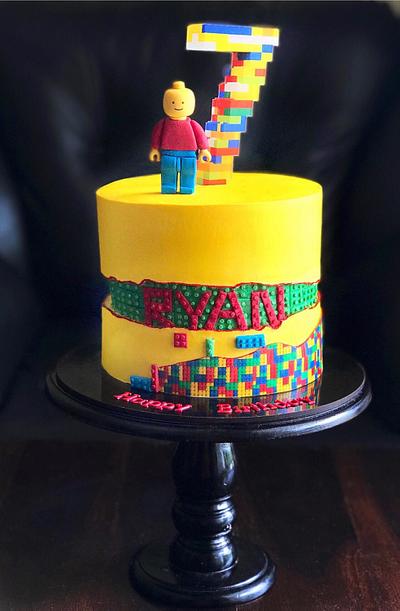 Fault line LEGO cake - Cake by Ruby Rajagopal 