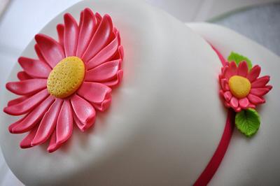 Simple daisy cake - Cake by Mary