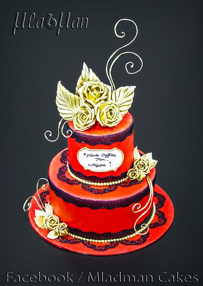 Royalty Red Cake - Cake by MLADMAN