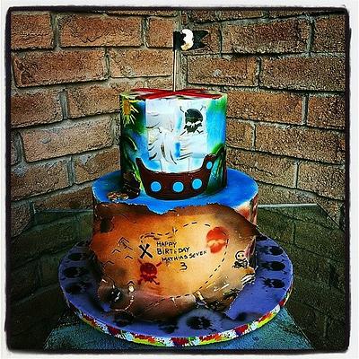 Pirate Cake - Cake by Danijela Lilchickcupcakes