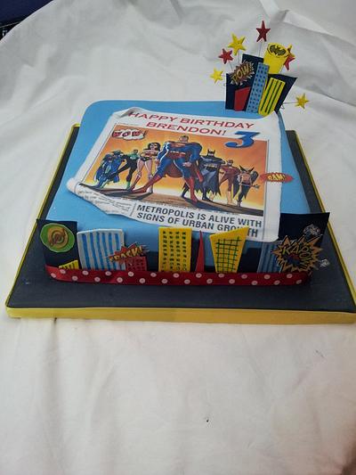 Superhero Cake - Cake by Roberta 
