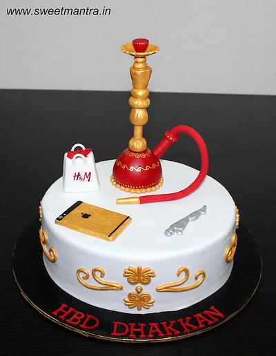 Hookah design cake - Cake by Sweet Mantra Homemade Customized Cakes Pune