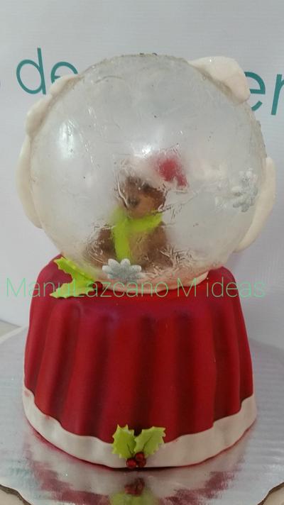 Frozen snow ball! - Cake by Manu Lazcano M iDeas