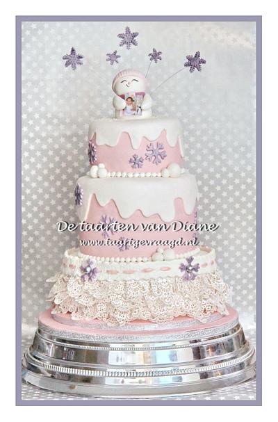 Abbey's Winter ONEderland! - Cake by Diane75