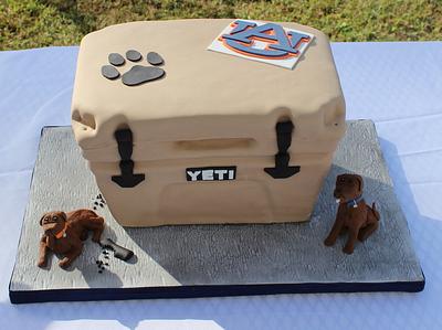 Yeti Cooler Groom's Cake - Cake by KatesBakes