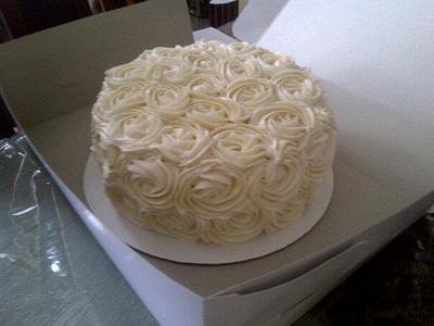 Rosette Cake - Cake by Clary