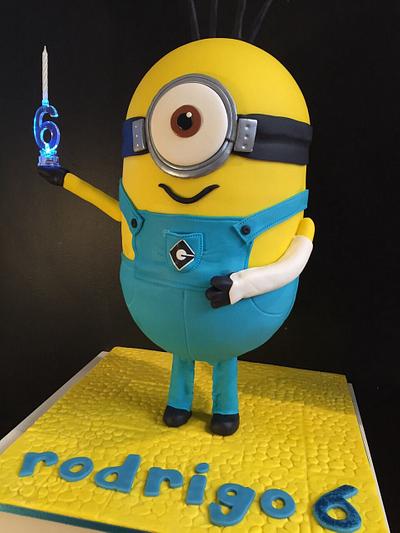 Minion Cake. - Cake by Laura's Bakery