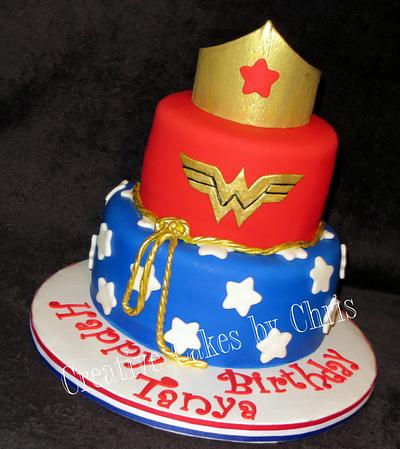 Wonder Woman Birthday - Cake by Creative Cakes by Chris