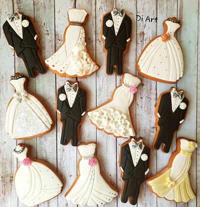 Wedding cookies  - Cake by DI ART
