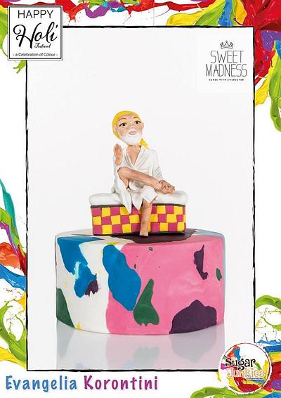 Happy Holi - a Celebration of Colour - Cake by Korontini Evangelia