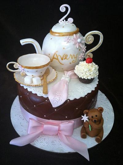 Tea party cake - Cake by DGoettsche13