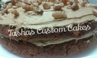 Coffee & Walnut cake - Cake by Tasha's Custom Cakes