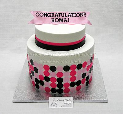 Congratulations Roma ... - Cake by Cynthia Jones