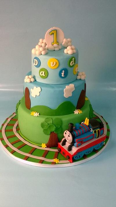 Thomas the train cake - Cake by Alessandra
