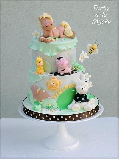 farm animals - Cake by Myska