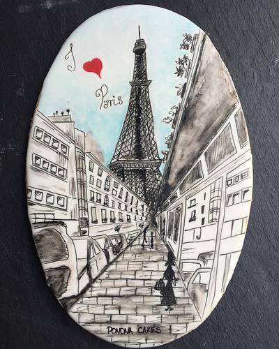 Sous le ciel de Paris - Cake by Ponona Cakes - Elena Ballesteros
