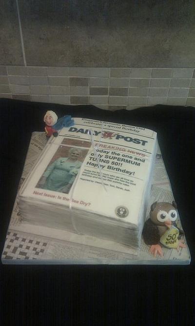 Newspaper bundle cake - Cake by Occasion Cakes by naomi
