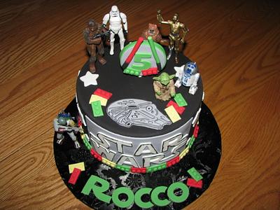 Lego Star Wars Birthday - Cake by The Ruffled Crumb
