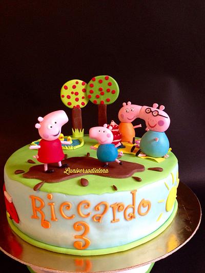 Peppa pig cake - Cake by Elena
