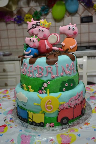 Peppa Pig birthday cake - Cake by stefycake