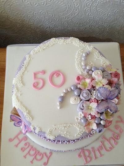 Marie is Fifty! - Cake by Janet Harbon