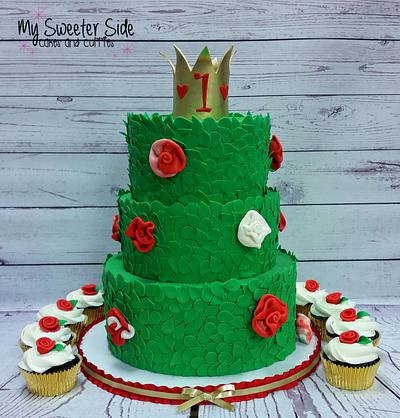 Painting the Roses Red - Cake by Pam from My Sweeter Side