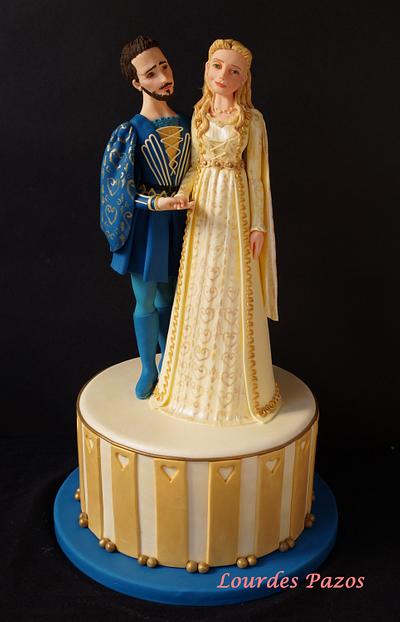 Shakespeare in Love - Cake by Lourdes Pazos
