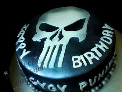 The Punisher - Cake by Maria Cazarez Cakes and Sugar Art