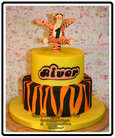 Tigger 1st Birthday - Cake by Suzanne Readman - Cakin' Faerie
