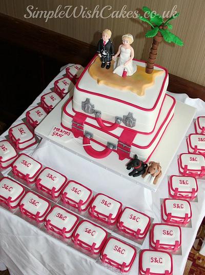 Suitcase Wedding Cake - Cake by Stef and Carla (Simple Wish Cakes)