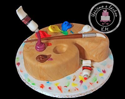 Artist palette - Cake by Tynka