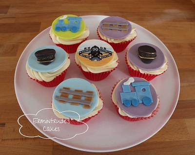 Train cupcakes - Cake by Ermintrude's cakes